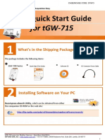 Quick Start Guide: For tGW-715
