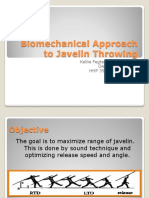 Biomechanical Approach to Javelin Throwing