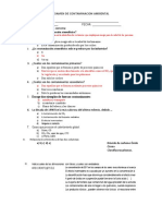 Examen de Contaminacion Ambiental PDF