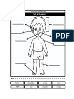 Part of Body Cut and Paste Worksheet