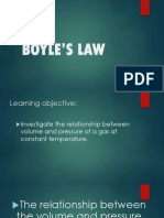 Boyle's Law - P and V Relationship of Gases