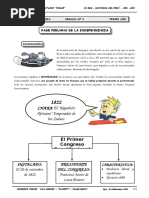 II BIM - HP - 3er. Año - Guía 3 - Fase Peruana de La Indepen