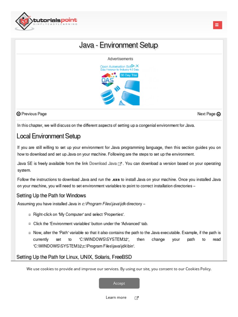 WWW Tutorialspoint Com Java Java Exceptions HTM PDF Integrated