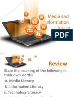 Media and Information Literacy