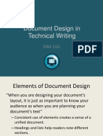 ENG 150 Document Design Elements