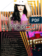 ENCARTE Britney Spears Blackout Digital Booklet