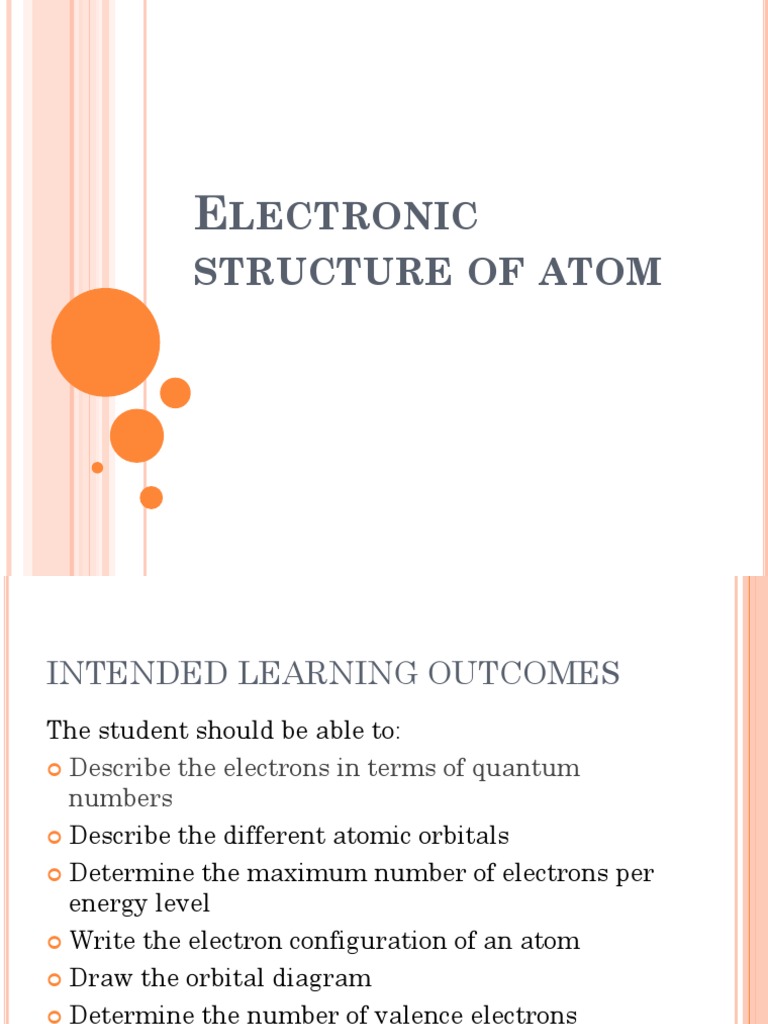 Quantum Numbers & Electron Configurations | PDF | Atomic Orbital ...