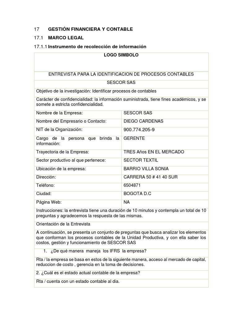 17 Gestión Financiera y Contable | PDF | normas internacionales de ...