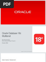 Oracle 18c Multitenant