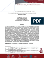 Trabalho No Modo de Producao Capitalista Concepcoes Teoricas Dos Classicos Adam Smith e Karl Marx