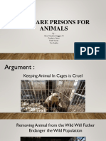Zoos Are Prisons For Animals: By: Alya Claudina Anggun N Frederic Stievi Ruth Yunita Vivi Adelia