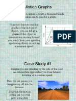 Understanding Motion Graphs