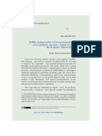 Resenha de Borba (2016) O Desaprendizado de Si: Transexualidades, Interação e Cuidado em Saúde. Rio de Janeiro: Editora Fiocruz.