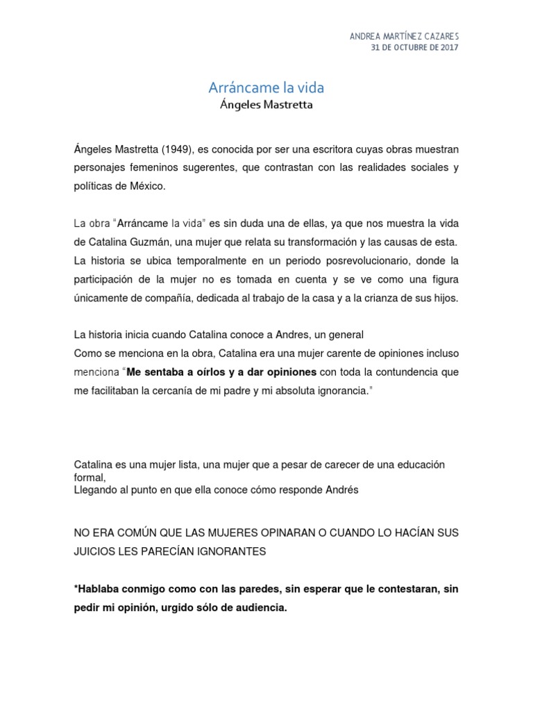 La transformación de una mujer en la sociedad posrevolucionaria mexicana análisis de la obra