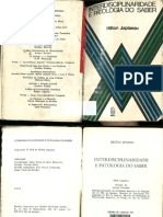 JAPIASSU, Hilton - Interdisciplinaridade e patologia do saber.pdf