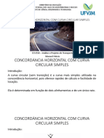 Aula 07 - Concordância Horizontal Com Curva Circular Simples (1641) PDF