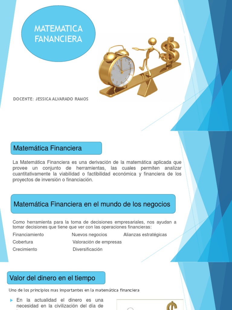 Matematica Financiera 1 | PDF | Interés | Capitalismo