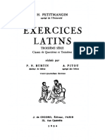 Exercices latins. Troisième série.