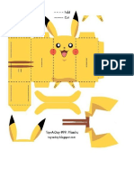 Pikachu Papercraft