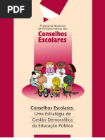 Conselhos escolares -  uma estratégias de democratica da educação pública