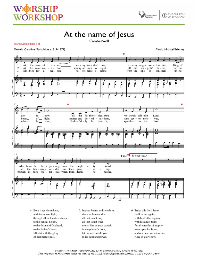 At The Name of Jesus Camberwell PDF