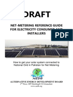 Draft Net Metering Guidelines for Consumers and Installers