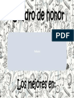 Cuadro de Honor