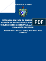 Metodologia Para El Diagnostico - Aruca Bacallao, Armando