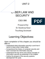 Cyber Law and Security: UNIT-2