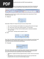 Fungsi Menu Dan Ikon Pada Microsoft Office Word 2007