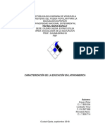 Caracteristica de La Educacion en Latinoamerica
