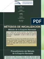 Metodos de Inicializacion - Carlos Gallo