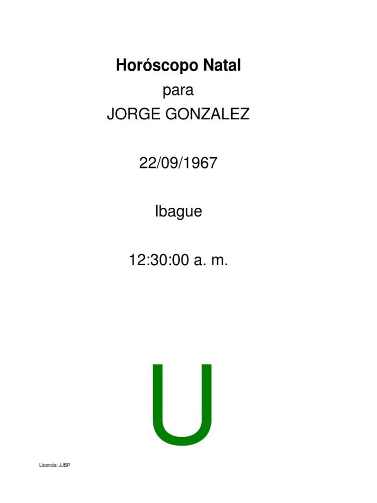 (Placidus Tropical) Natal PDF Astrología Dom