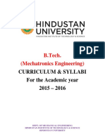 Mechatronics CBCS Curriculam