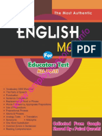 English MCQs Book For Educators Test PDF