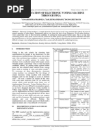 Implementation of Electronic Voting Machine Through Fpga: Timardeepkaurarneja, Jasleenkaurbassi, Damanjeetkaur
