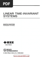 Linear - Time Invariant - Systems Ky Thuat y Sinh Xu Ly Anh y Te PDF