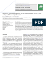 In Uence of Al On The Microstructure and Mechanical Properties of CR-ZR - (Al-) N