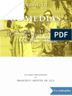 Comedias - Publio Terencio Africano PDF