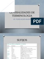 Generalidades de Terminologia