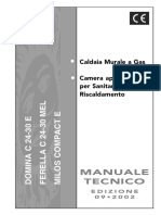Ferroli Manuale Tecnico Caldaia Murale Gas Domina Ferella Milos Compact