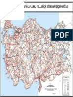 TÜRKÝYE KARAYOLLARI SATHÝ KAPLAMALI YOLLAR ÝÇÝN BÝTÜM SINIFI SEÇÝM HARÝTASI