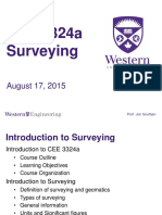 Surveying CEE 3324a - Lecture 1 - Introduction