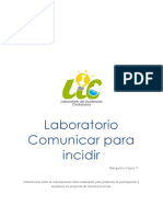 Laboratorio de incidencia fundación Esquel