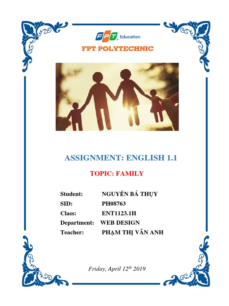 My Family: Members and Activities | PDF