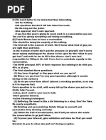 Tips From Nick Sparks