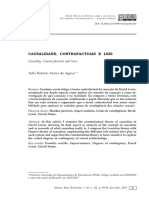 Causação, contrafactuais e leis na teoria de David Lewis