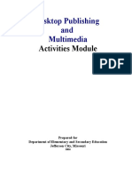 Desktop Publishing Module and Activities