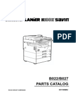 Parts Catalog B022/B027: Ricoh Group Companies