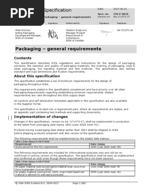 Packaging General Requirements | PDF | Dangerous Goods